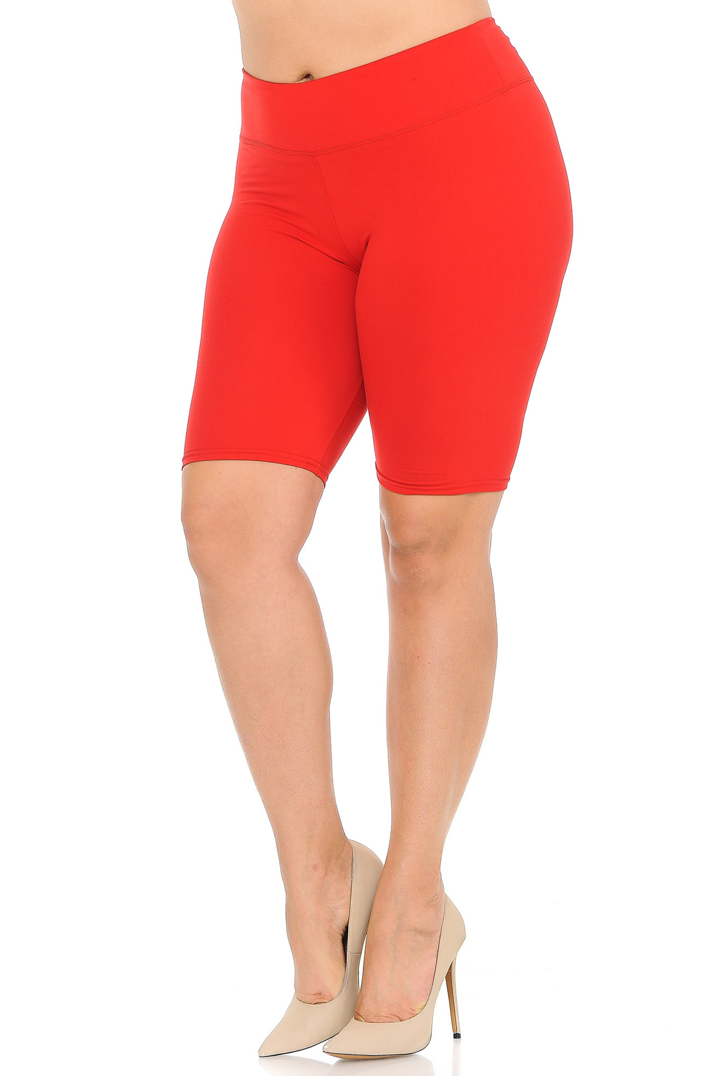 Buttery Smooth Basic Solid Plus Size Shorts - 3 Inch