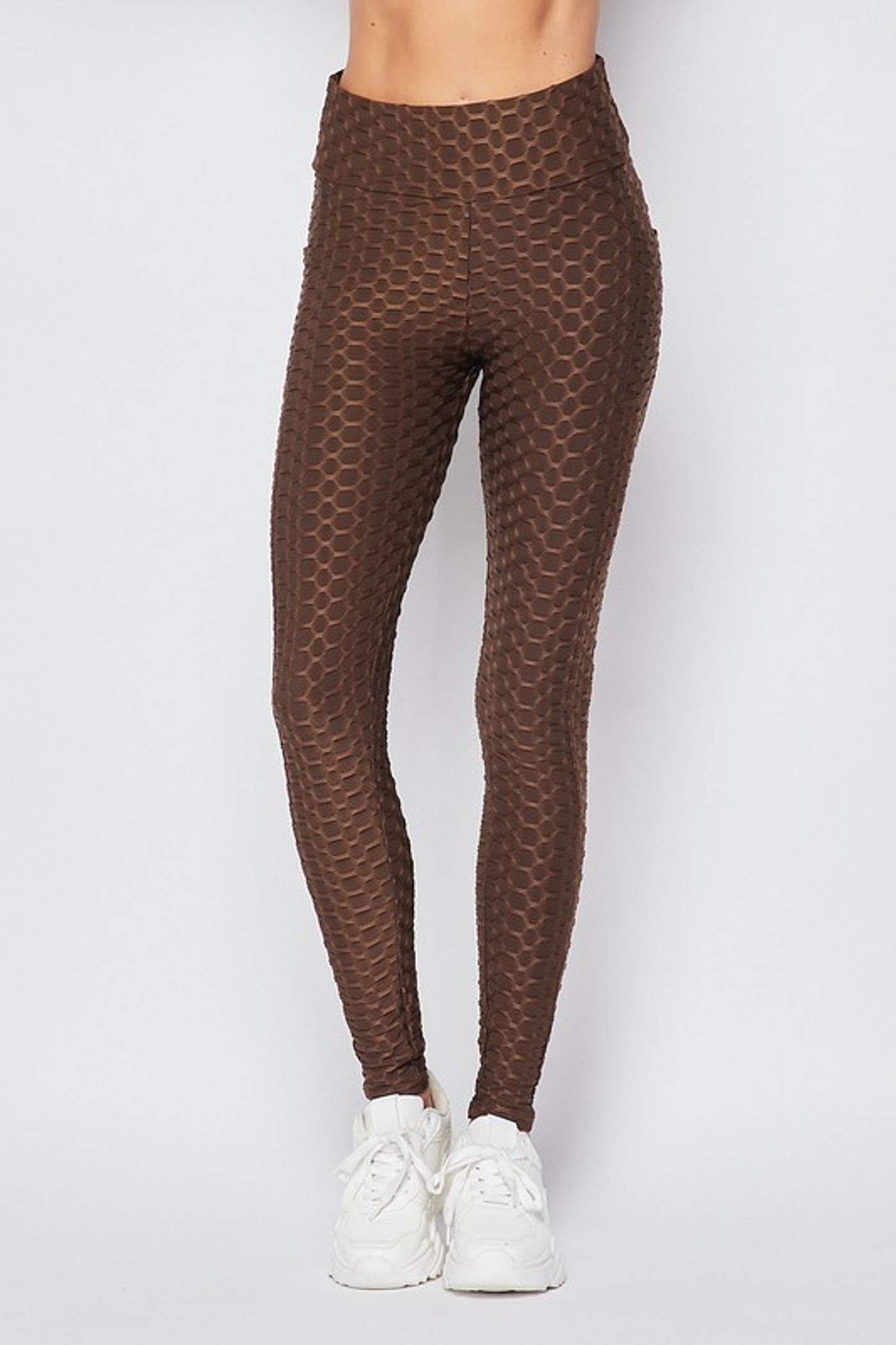 Scrunch Butt Textured High Waisted Leggings