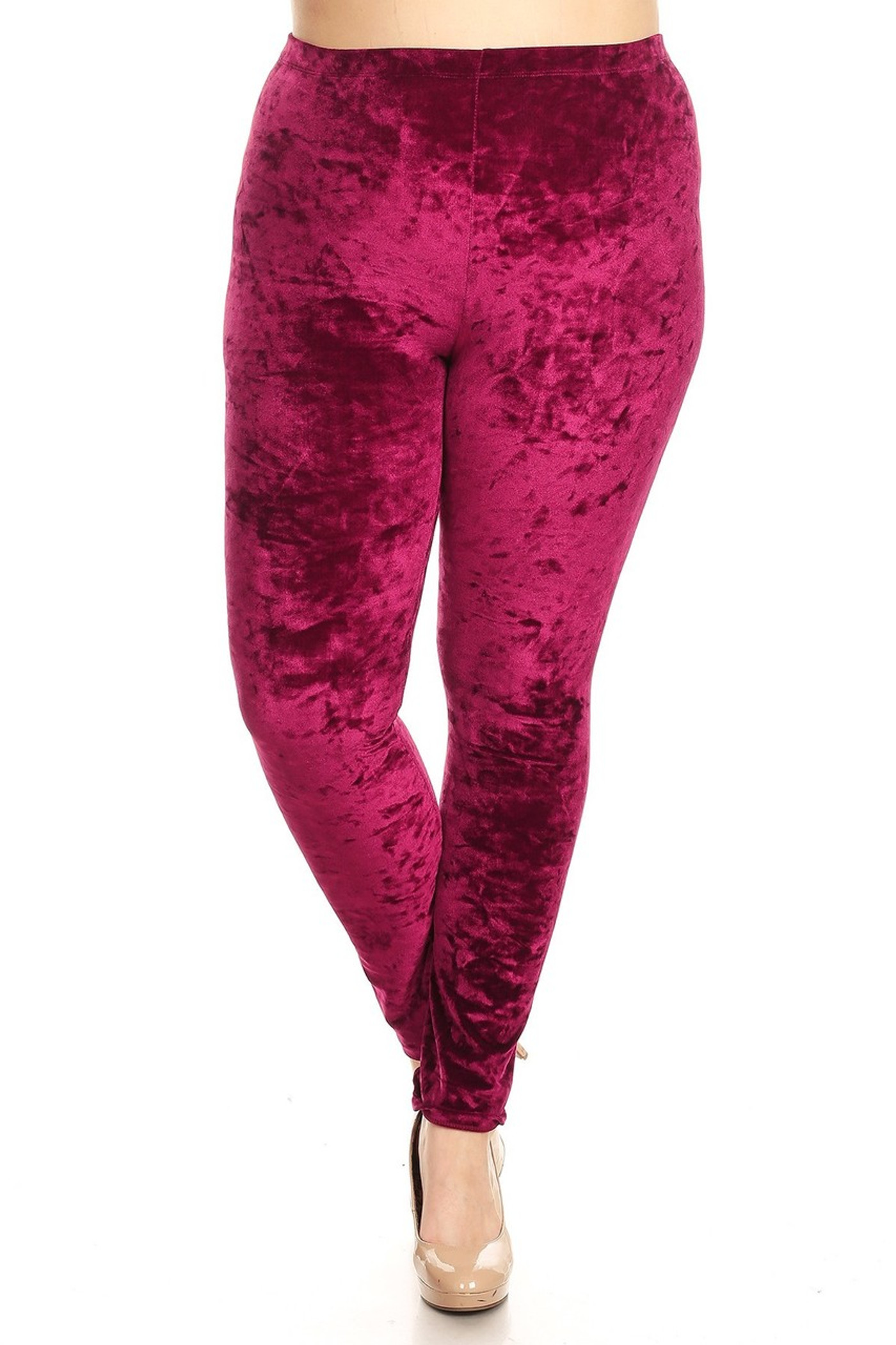 Crushed Velvet Leggings -  UK