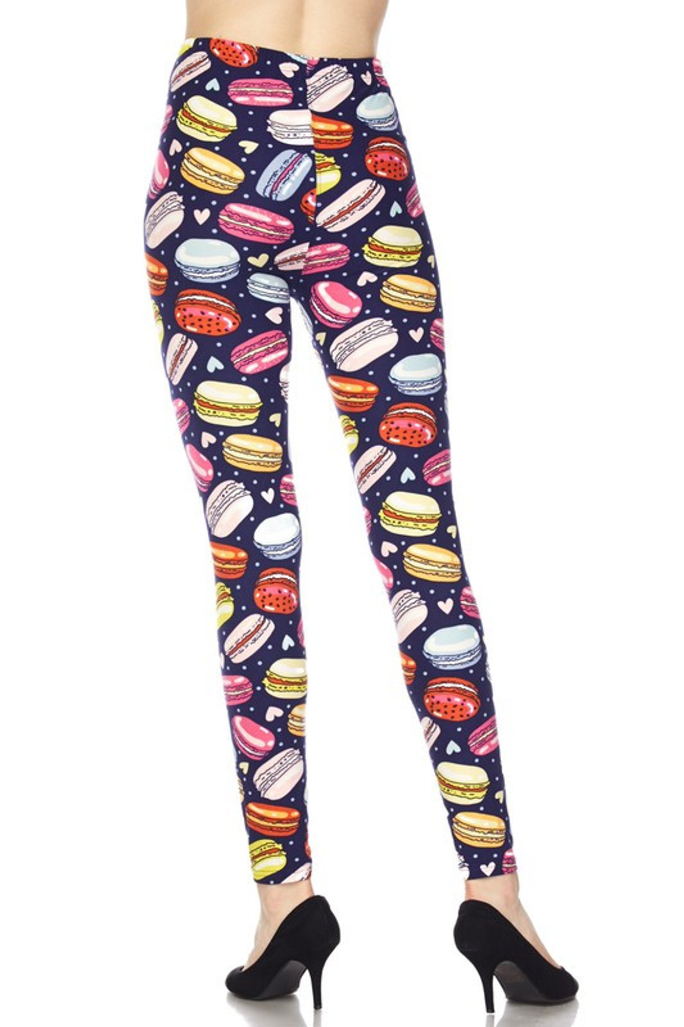 Buttery Smooth Colorful Macaroons Leggings