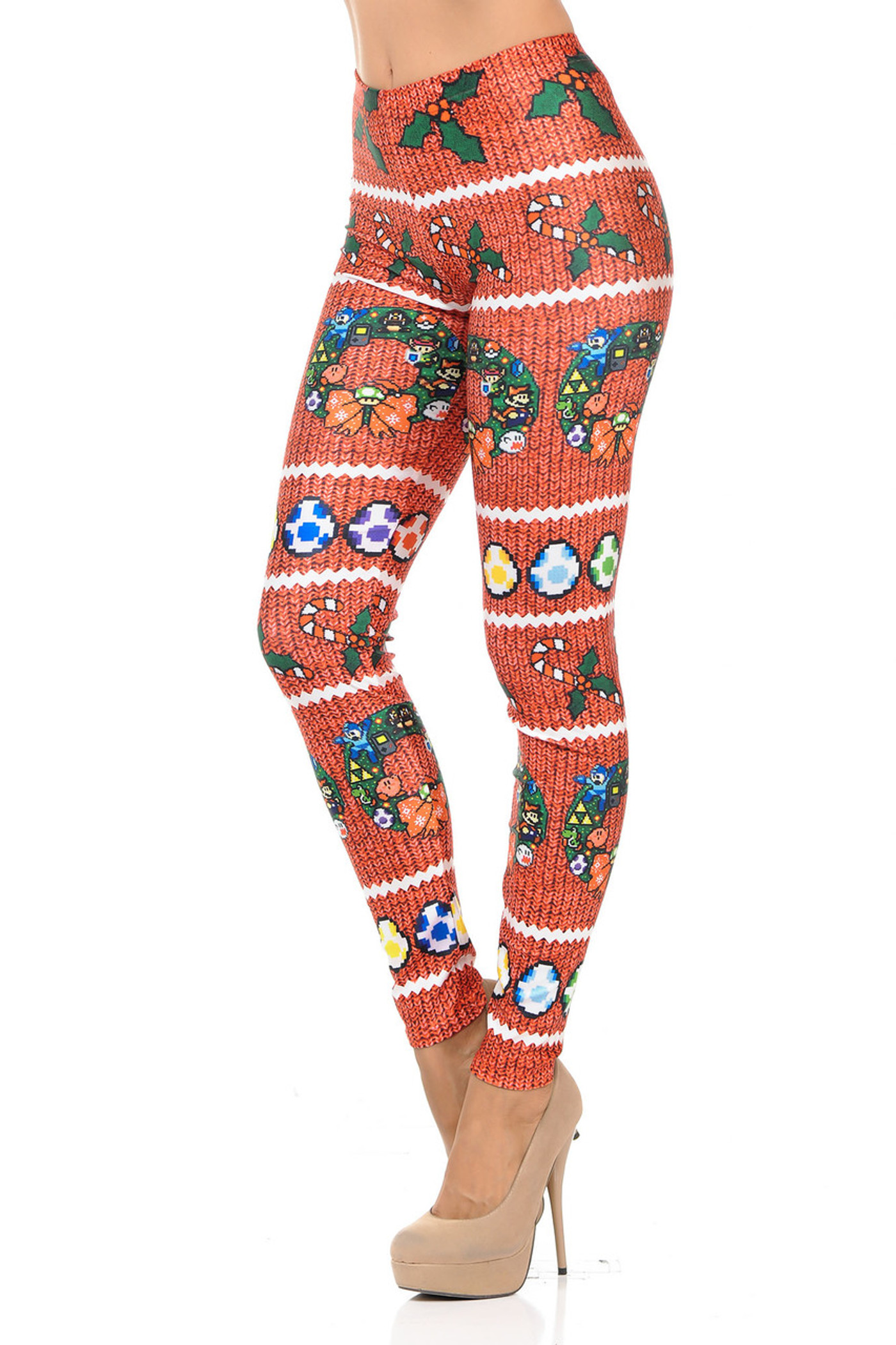 Womens candy sales cane leggings