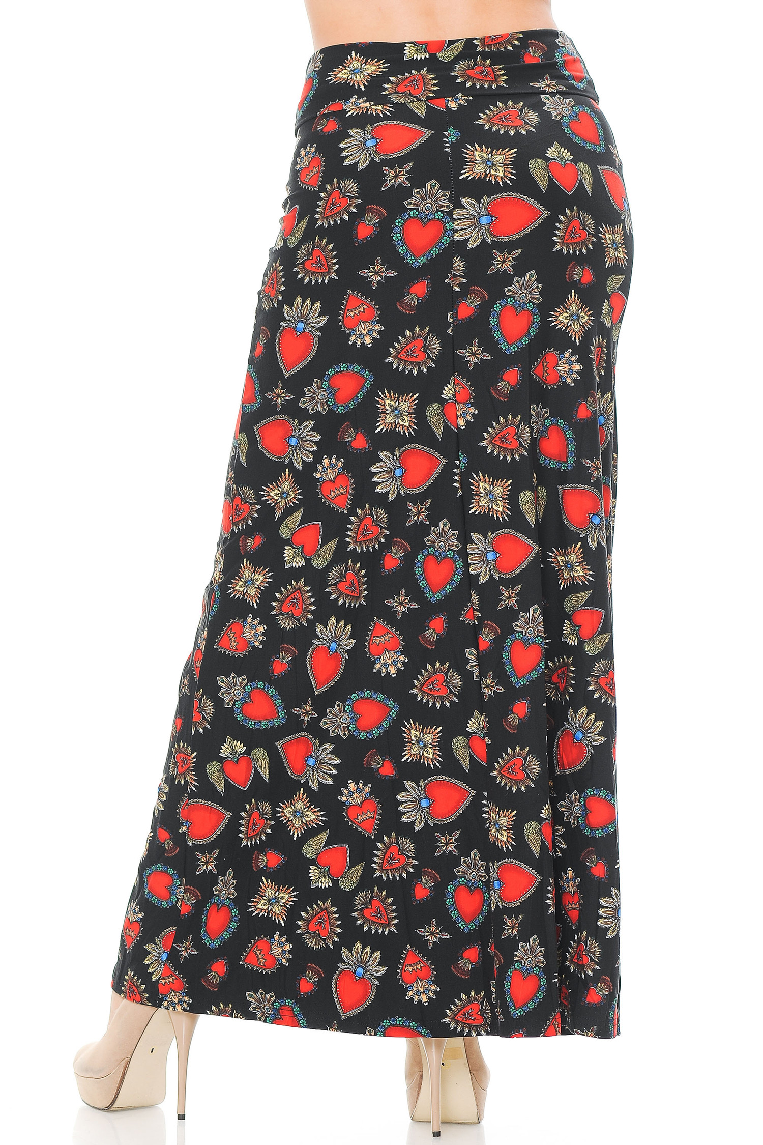 skull maxi skirt