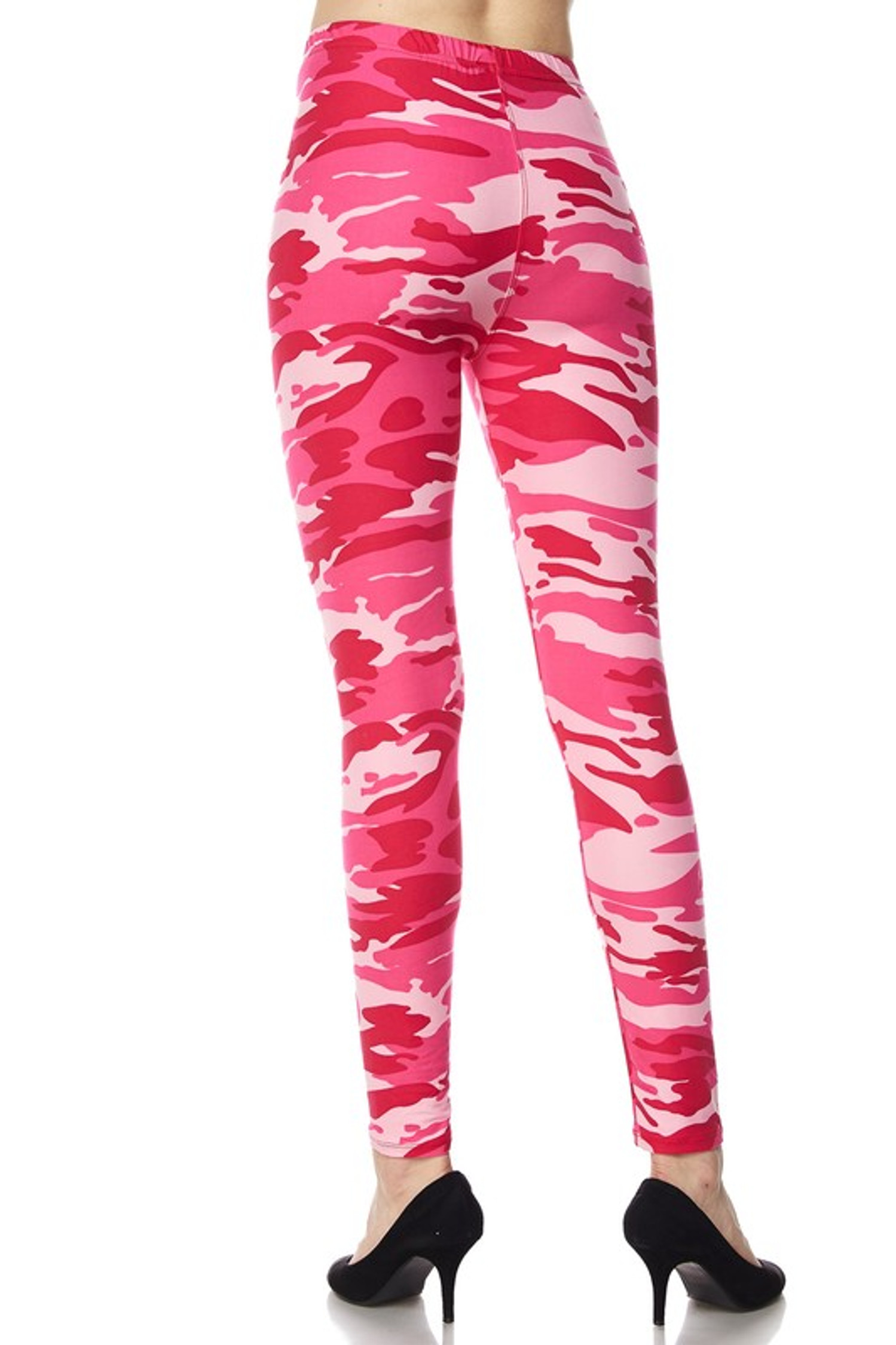 women's plus size pink camouflage clothing