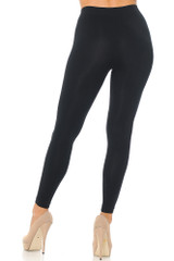 Premium Nylon Spandex Solid Basic Leggings