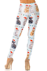 Kitty Cats in Hats Christmas Leggings