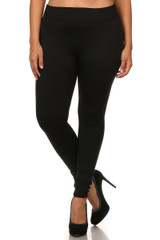 plus size fleece lined leggings canada