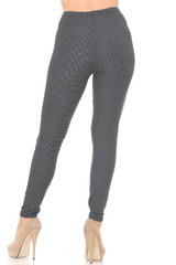 Brushed  Mini Polka Dot Plus Size Leggings