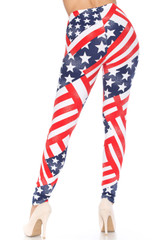 Patriot USA Flag Buttery Smooth Leggings