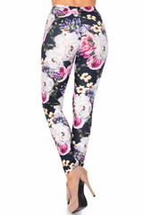 Creamy Soft Floral Garden Bouquet Kids Leggings - USA Fashion™