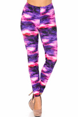 Creamy Soft Purple Mist Leggings - USA Fashion™