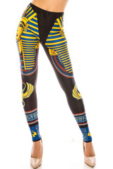 Creamy Soft King Tut Extra Plus Size Leggings - 3X-5X - USA Fashion™