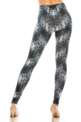 Creamy Soft 3D Floral Helix Plus Size Leggings