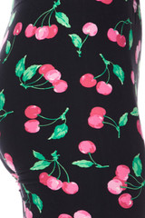 Buttery Smooth Pink Cherry Kids Leggings