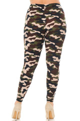 Buttery Smooth Flirty Camouflage Plus Size Leggings