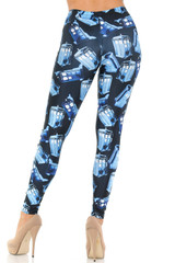 Premium Graphic British Police Call Box Leggings