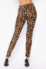 Buttery Smooth Bold and Beautiful High Waist Leopard Leggings - 3 Inch Waist