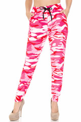 Buttery Smooth Pink Camouflage Joggers - EEVEE