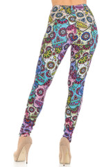 Creamy Soft Sugar Skull Leggings - USA Fashion™