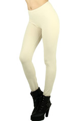 Brushed Buttery Smooth Basic Solid Leggings