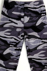 Wholesale Buttery Soft Monochrome Camouflage Kids Leggings