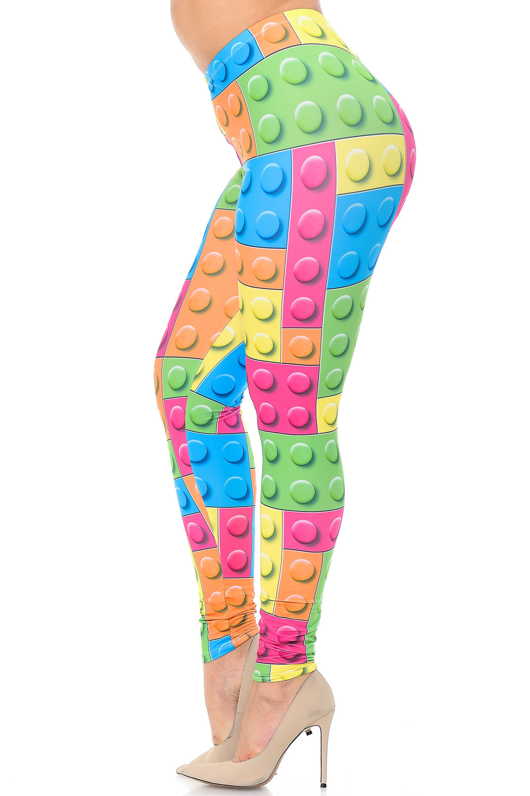 Creamy Soft Lego Plus Size Leggings - USA Fashion™