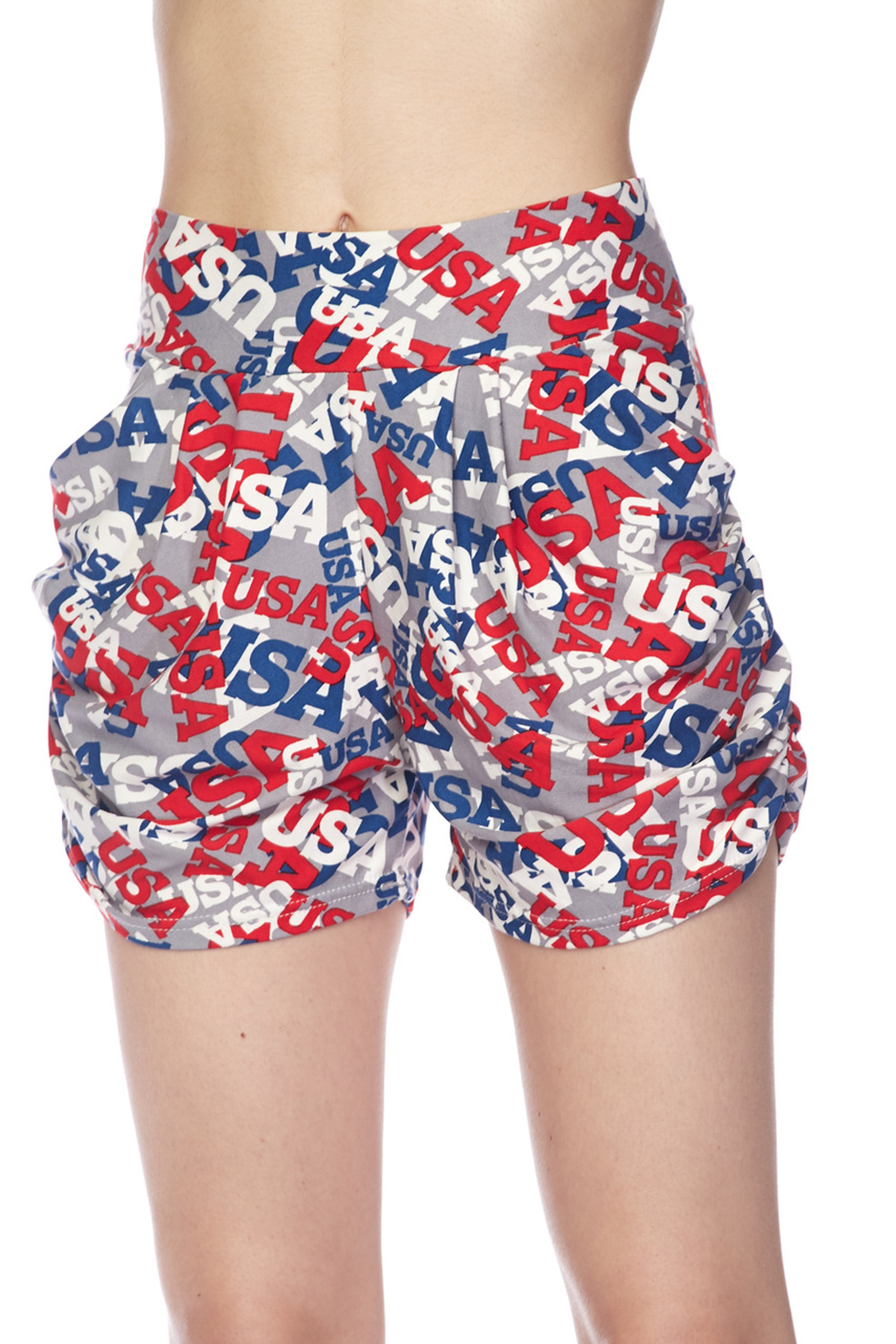 Buttery Soft All Over USA Shorts