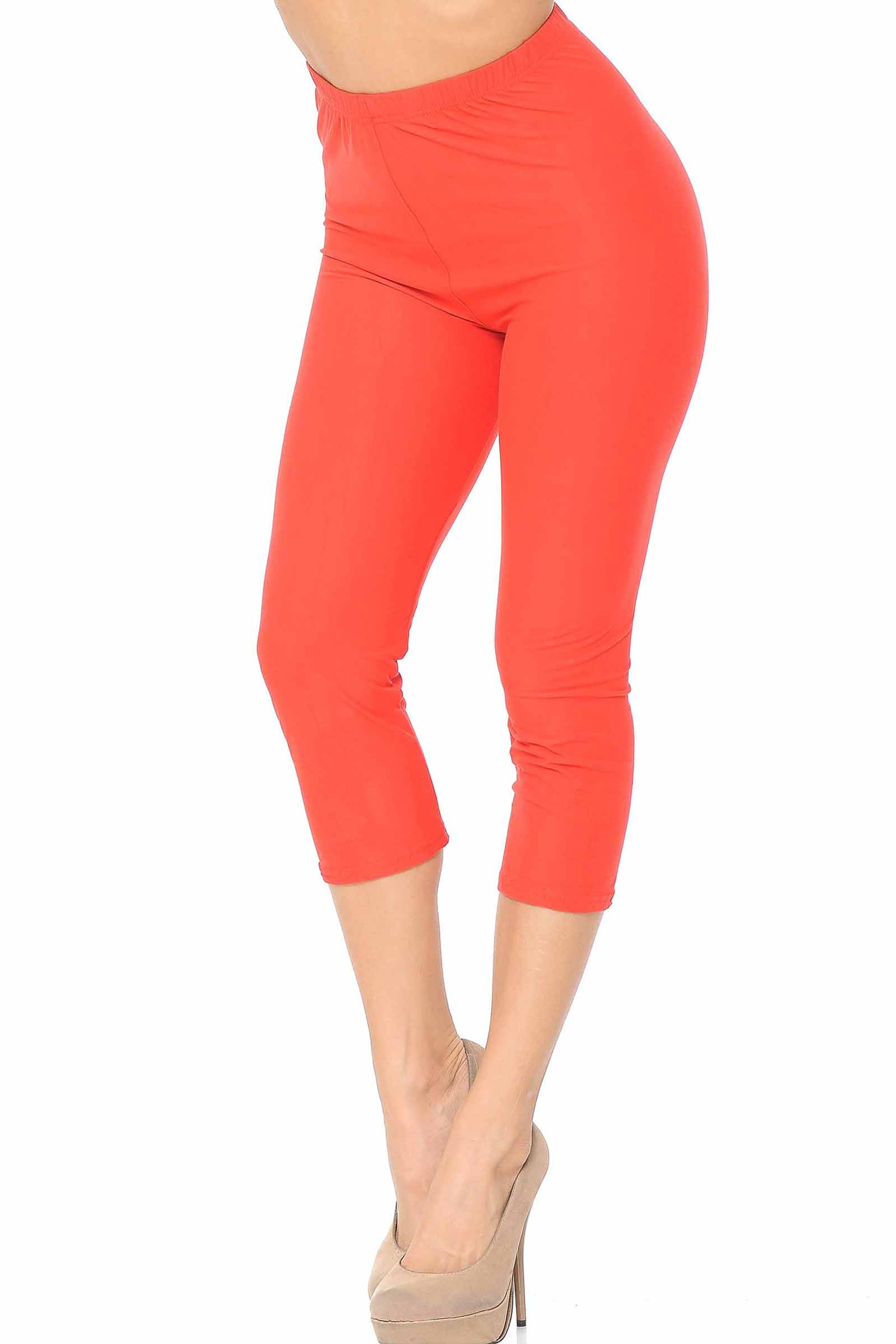 Buttery Soft Basic Solid Capris - New Mix