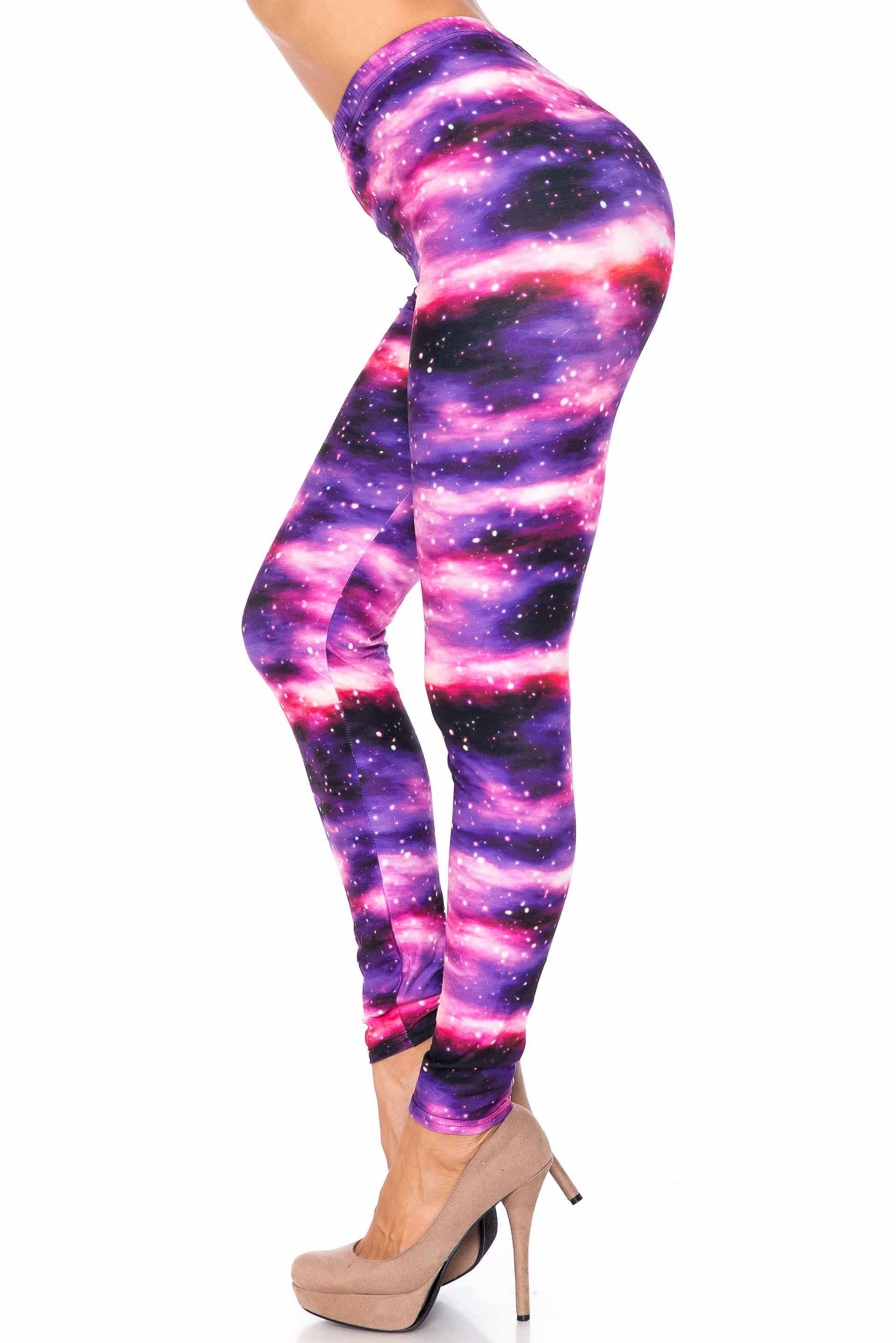 Creamy Soft Purple Mist Leggings - USA Fashion™