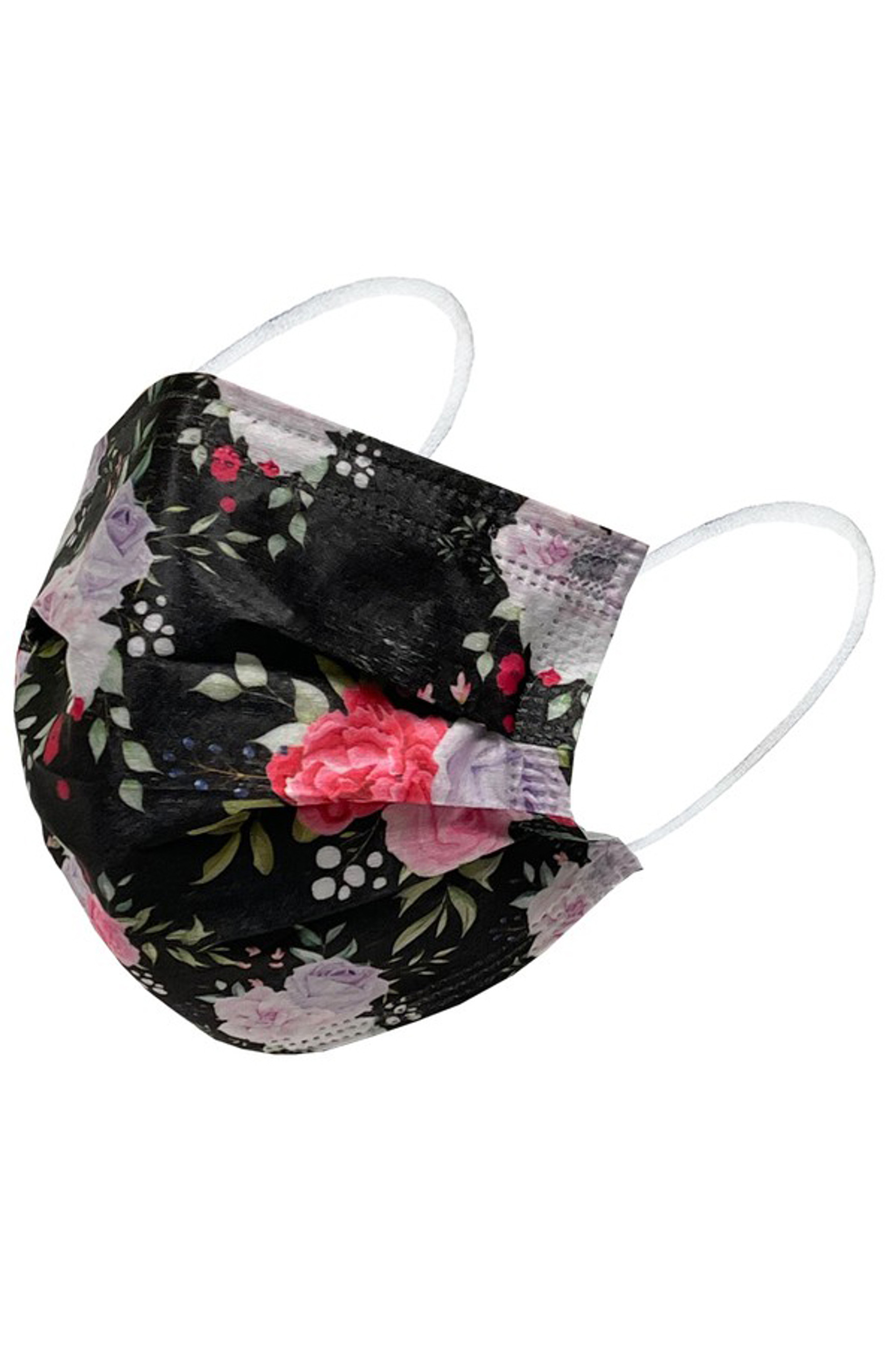 Multi Style Floral Disposable Surgical Face Mask - 50 Pack - 2 Styles
