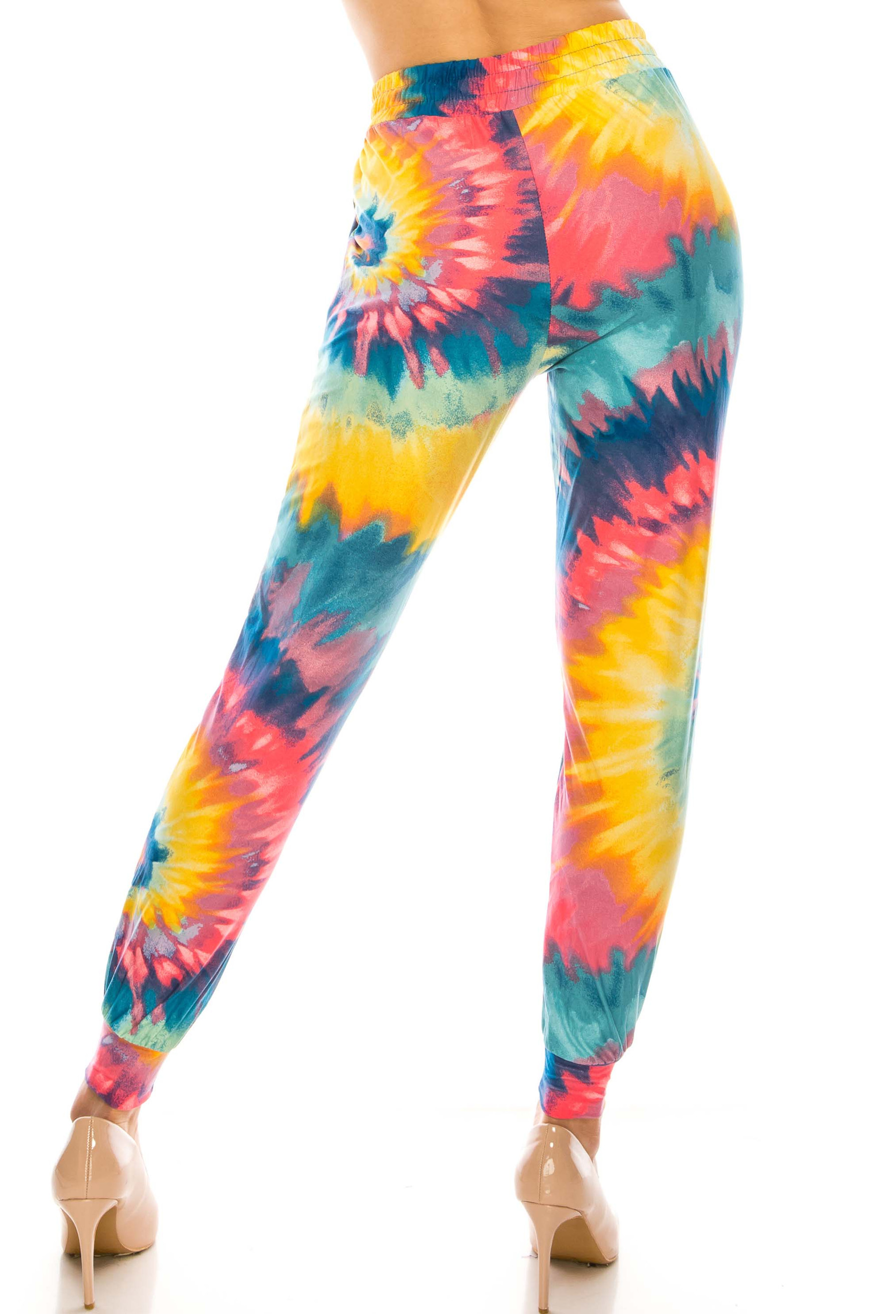 Buttery Soft Multi-Color Bold Tie Dye Joggers
