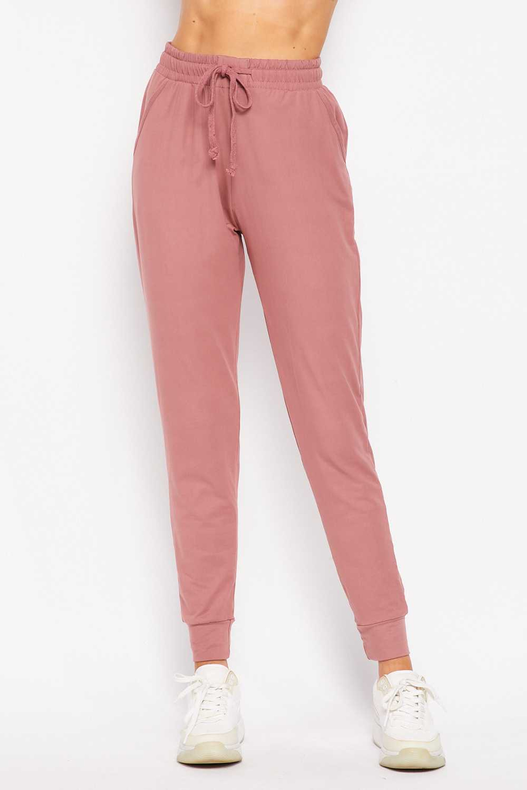 Buttery Soft Basic Solid Plus Size Joggers - New Mix