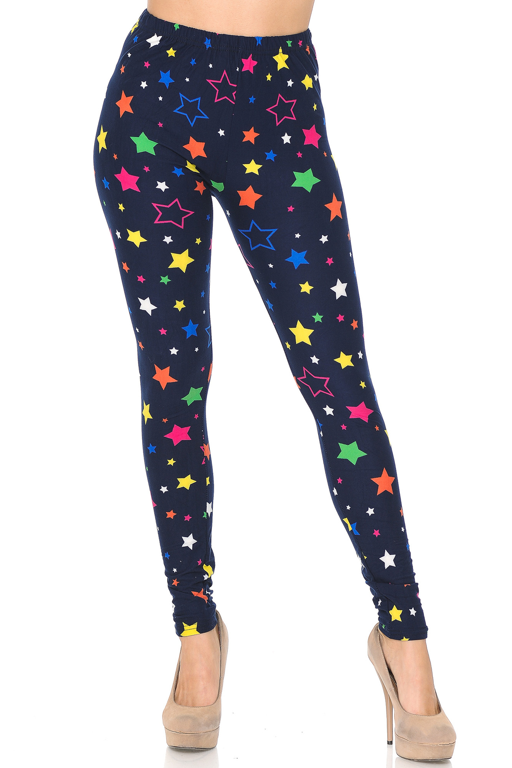 Buttery Soft Colorful Stars Leggings