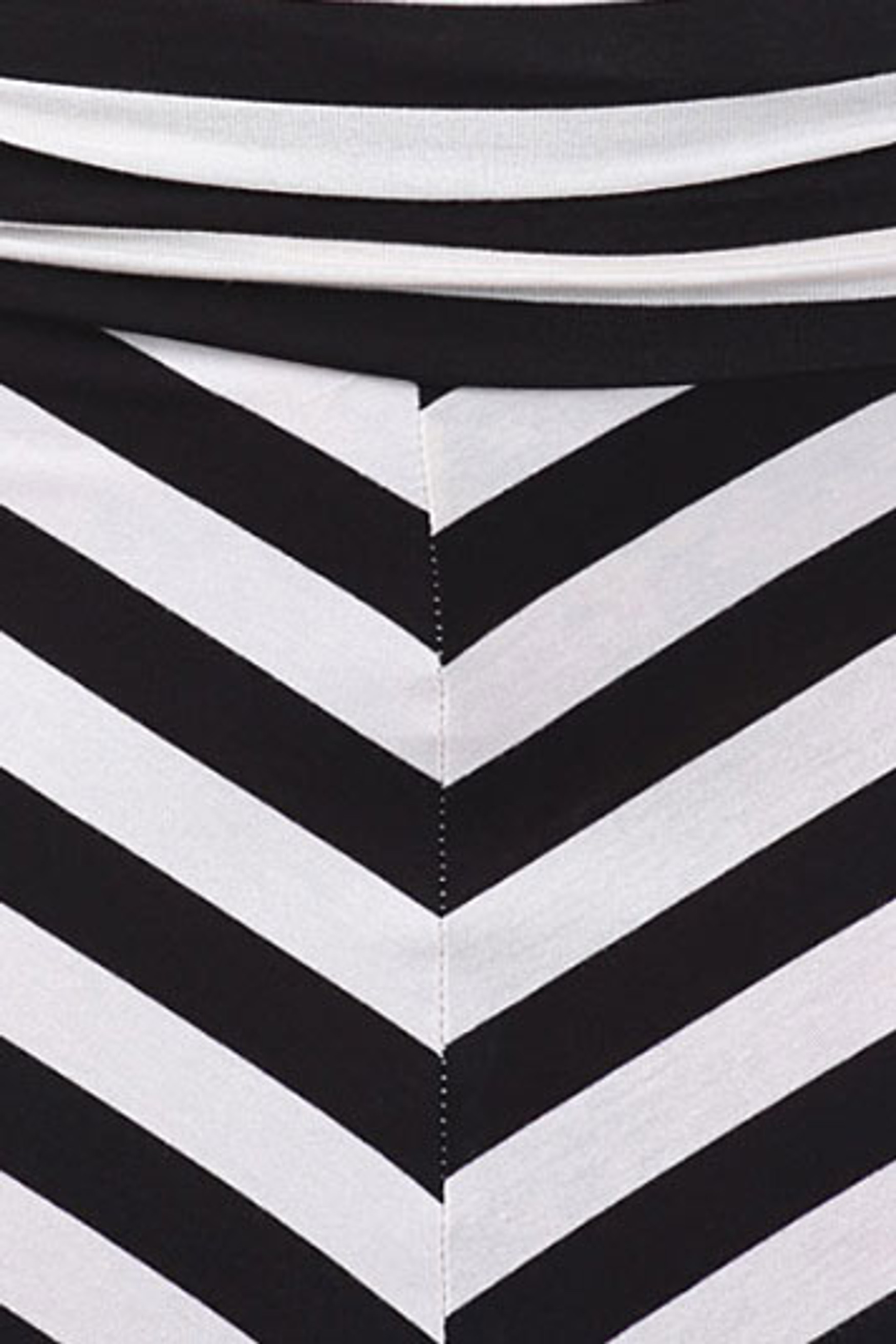 Wide Stripe Rayon Maxi Skirt