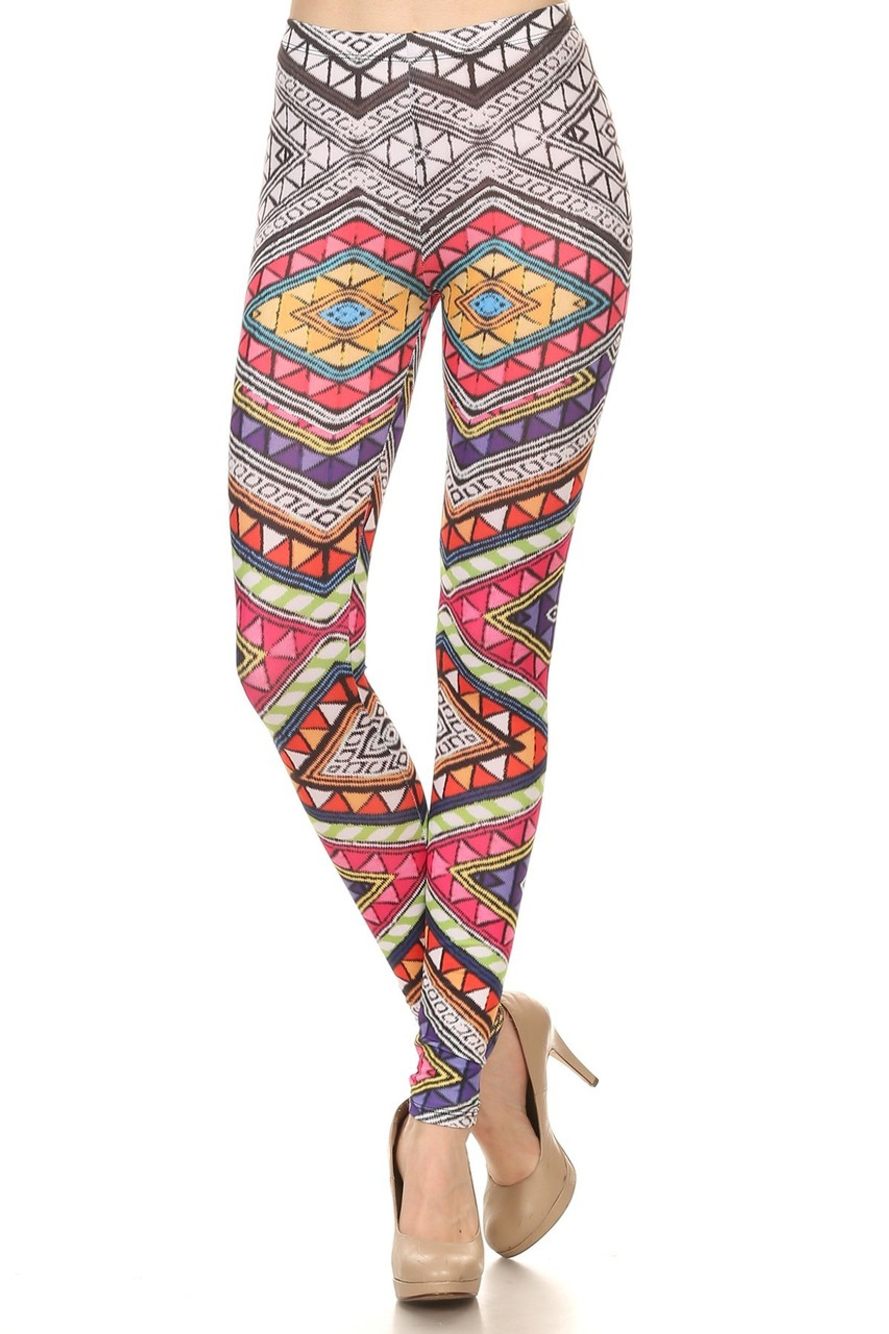 Colorful Geometric Leggings