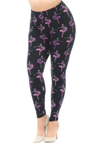 Buttery Smooth Ballerina PLus Size Leggings