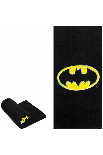 Batman Logo Oversized Cotton Beach Towel