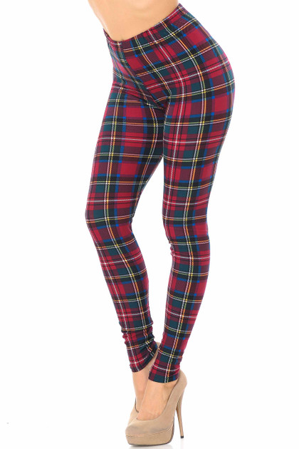 Buttery Smooth Modish Plaid Leggings