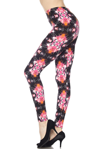 Fuchsia Shangri-La Leggings