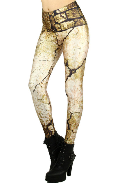 Cracked Stone Leggings