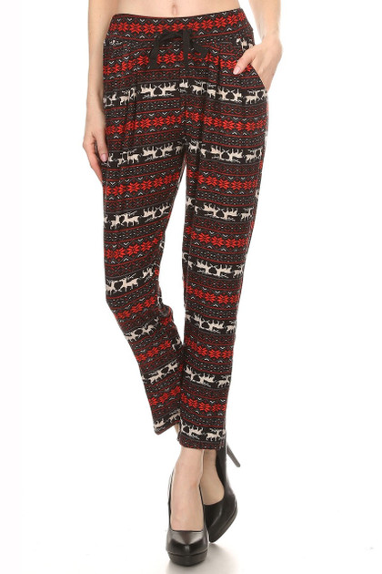 Reindeer Harem Leggings