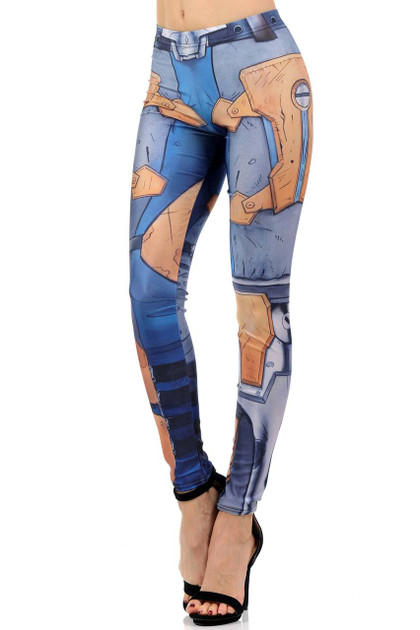 Armor Weave Print High Waist Leggings – TimeReproofPortraits