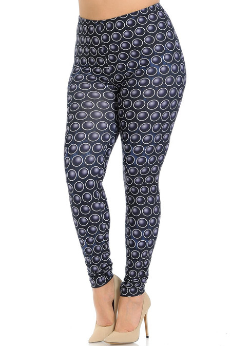 Creamy Soft 3D Ball Bearing Plus Size Leggings - Signature Collection
