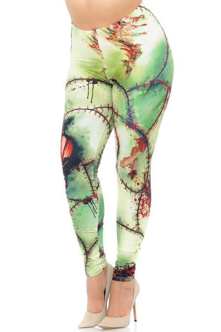 Creamy Soft King Tut Extra Plus Size Leggings - 3X-5X - USA