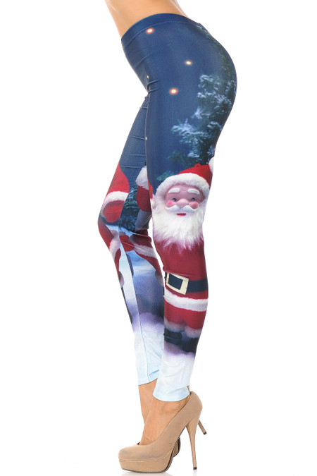 Jolly Santa Claus Leggings