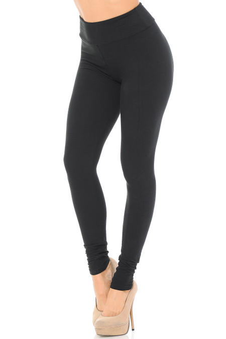 Buttery Soft Basic Solid High Waisted Leggings - EEVEE - 3 Inch