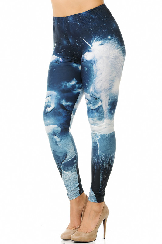 Creamy Soft Epic Unicorn Plus Size Leggings Creamy Soft Epic Unicorn Plus Size Leggings