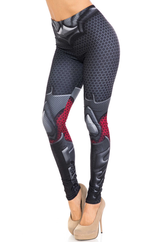 Creamy Soft Pretty Avenger Extra Plus Size Leggings - 3X-5X - USA Fashion™ Creamy Soft Pretty Avenger Extra Plus Size Leggings - 3X-5X - USA Fashion™