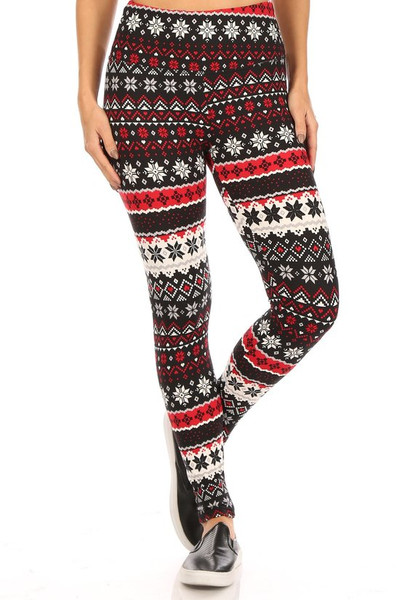 Black Christmas Leggings