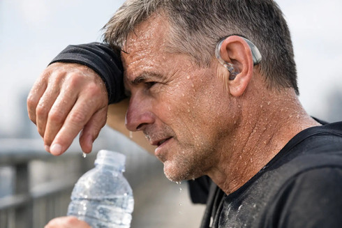 Device Sweat Resistance for Hearing Aid Wearers