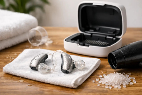 How to Dry Wet Hearing Aids Safely at Home